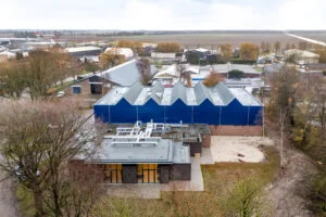 Dronefoto van De Markering Marknesse